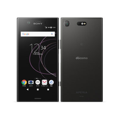 SIMロック解除済】docomo Xperia XZ1 Compact SO-02K Black|中古