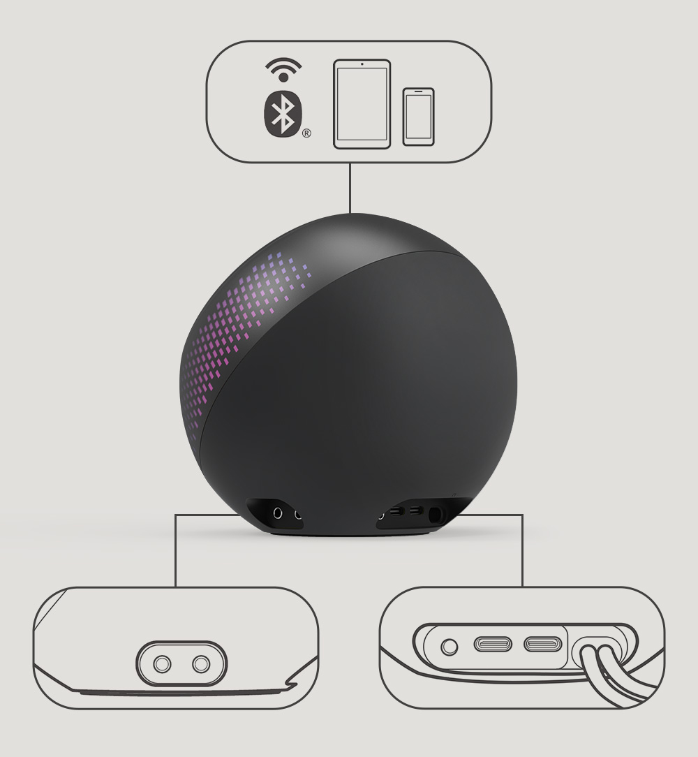 Creative Pebble X Plus RGB ライティングやドライバー サイズを