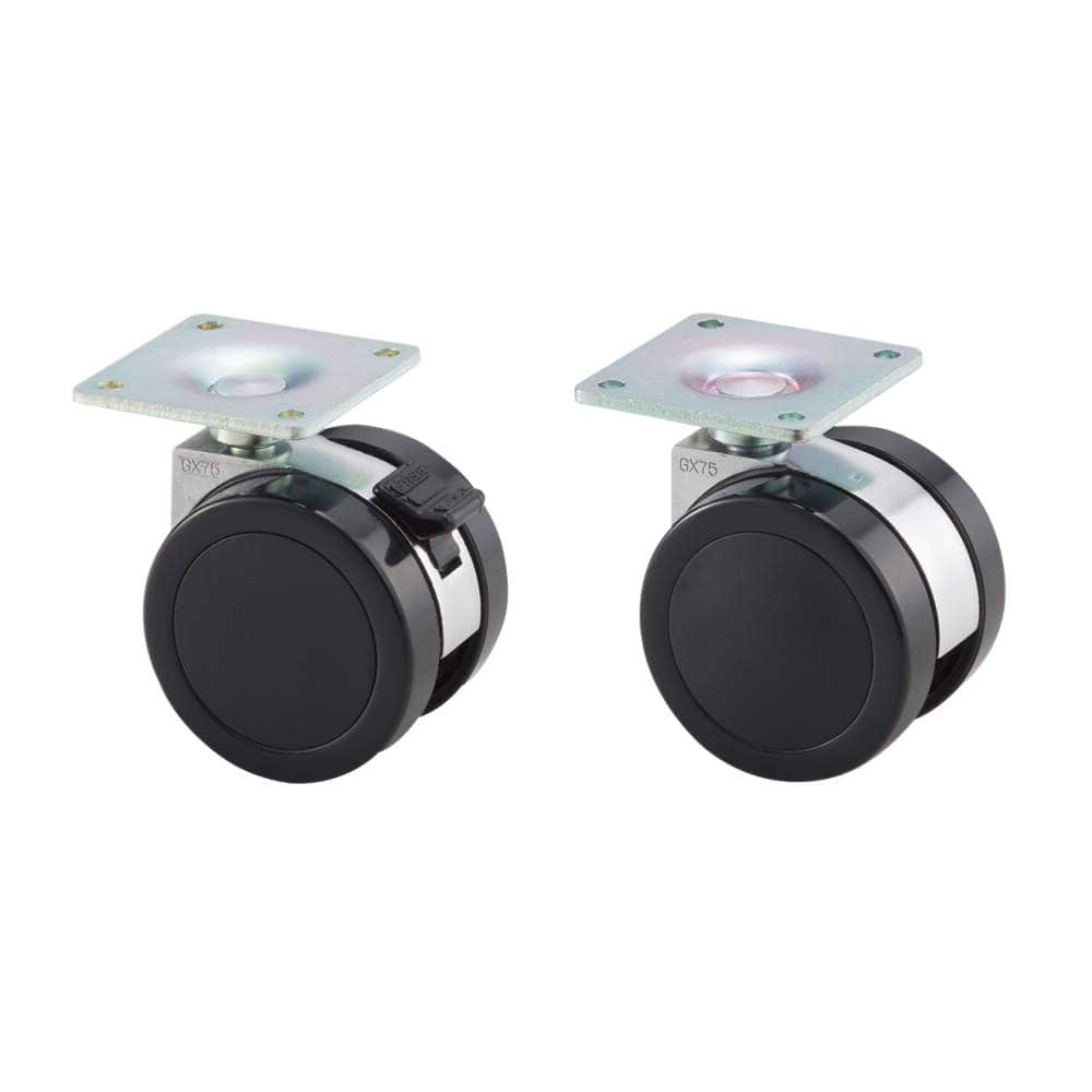 キャスター GX75P型 プレートタイプ 【スガツネ工業】