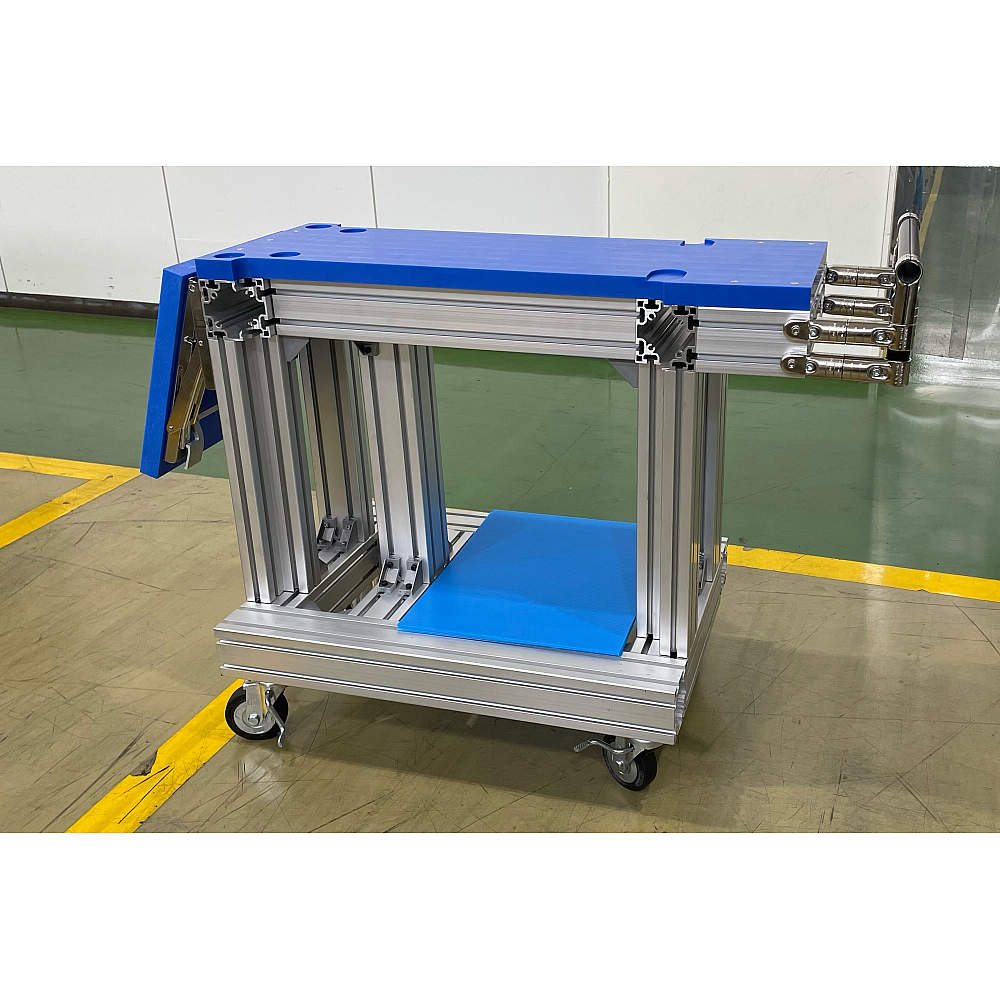 折りたたみ棚受用 一括解除レバーセット EBN-90型 EBN-DA型 幅広用