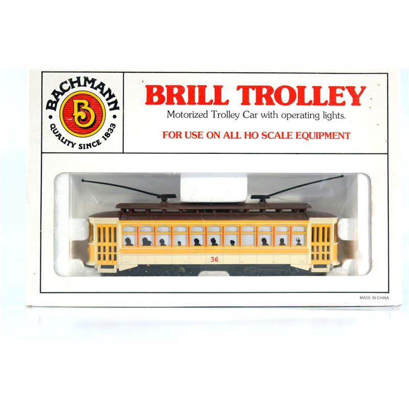 Bachmann 61048 Brill Trolley Car 🚂 No. 36. Used. HO Gauge 🚂