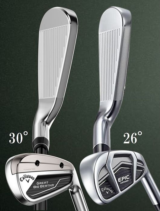 超プレミアムモデル。キャロウェイ『GREAT BIG BERTHA』アイアンを打っ