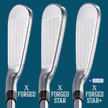 やっぱり1枚モノの軟鉄鍛造！キャロウェイ『X FORGED／同STAR／同STAR+
