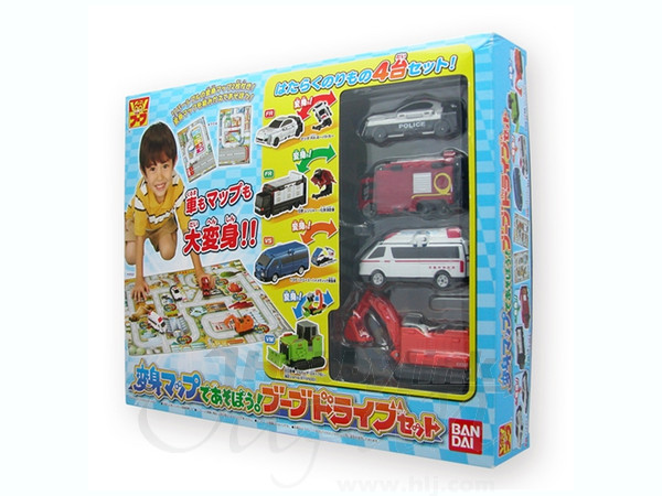 VooV(ブーブ) 変身マップであそぼう! はたらくのりものセット | HLJ.co.jp
