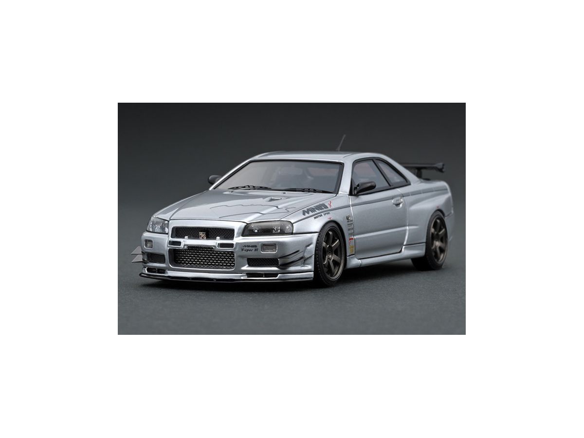 1/43 ニッサン スカイライン GT-R マインズ R34 シルバー | HLJ.co.jp