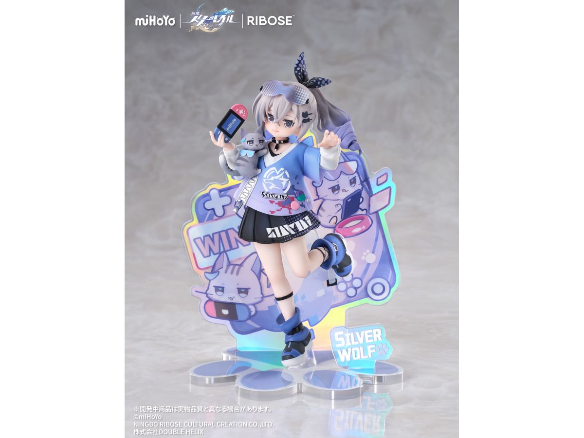 RISE UP+ 崩壊:スターレイル ちびねこシリーズフィギュア 銀狼Ver