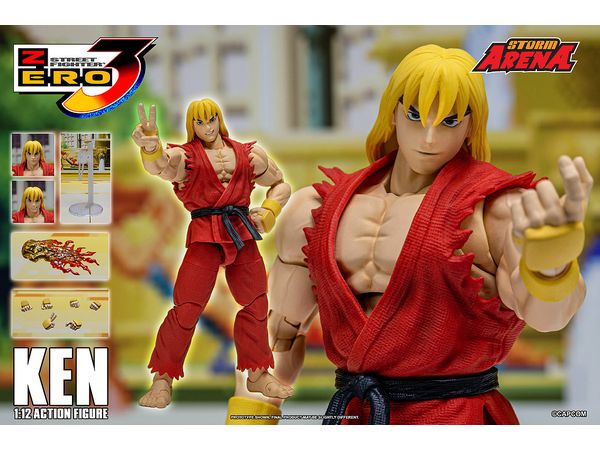 1/12 ストリートファイターZERO3 アクションフィギュア ケン | HLJ.co.jp