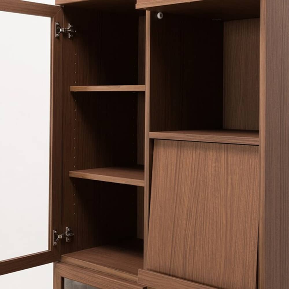 シンプル本棚 小島工芸 C1B-80S 書棚 スライドボックス付き｜家具の通販ならかねたや