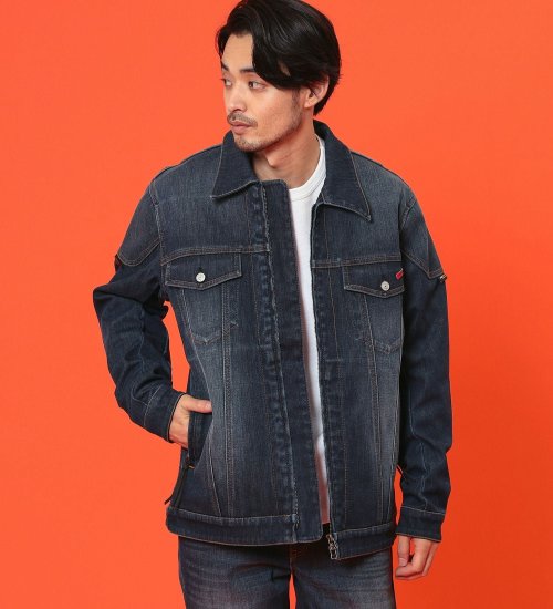 試着対象】【冬用】バイク用 WILD FIRE ライディングデニムジャケット