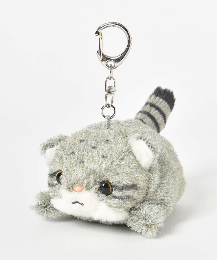 マヌルぽちゃキーホルダー キャラクター グッズ ぬいぐるみ