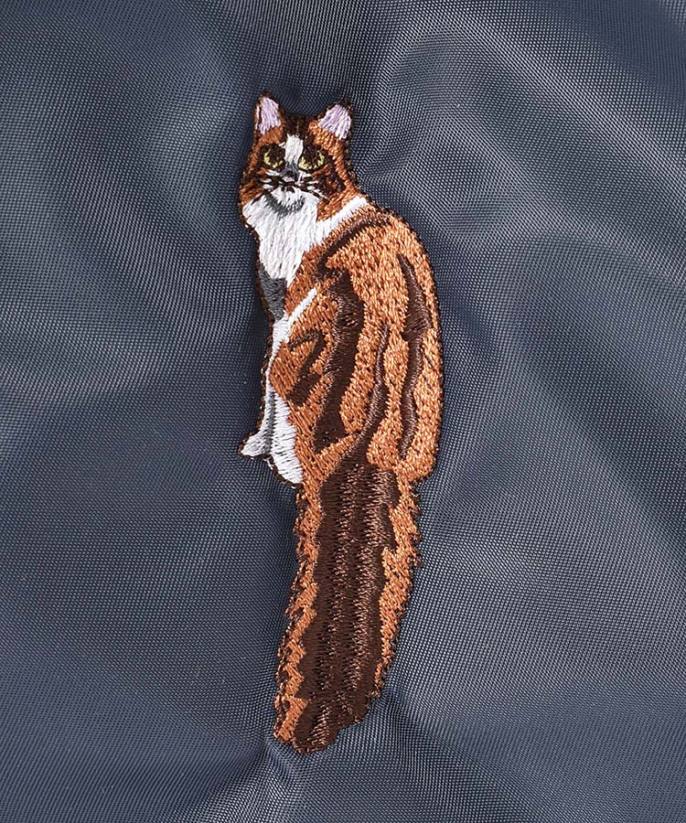 ナイロン刺繍ランチトート バッグ BAG トートバッグ トート ナイロン