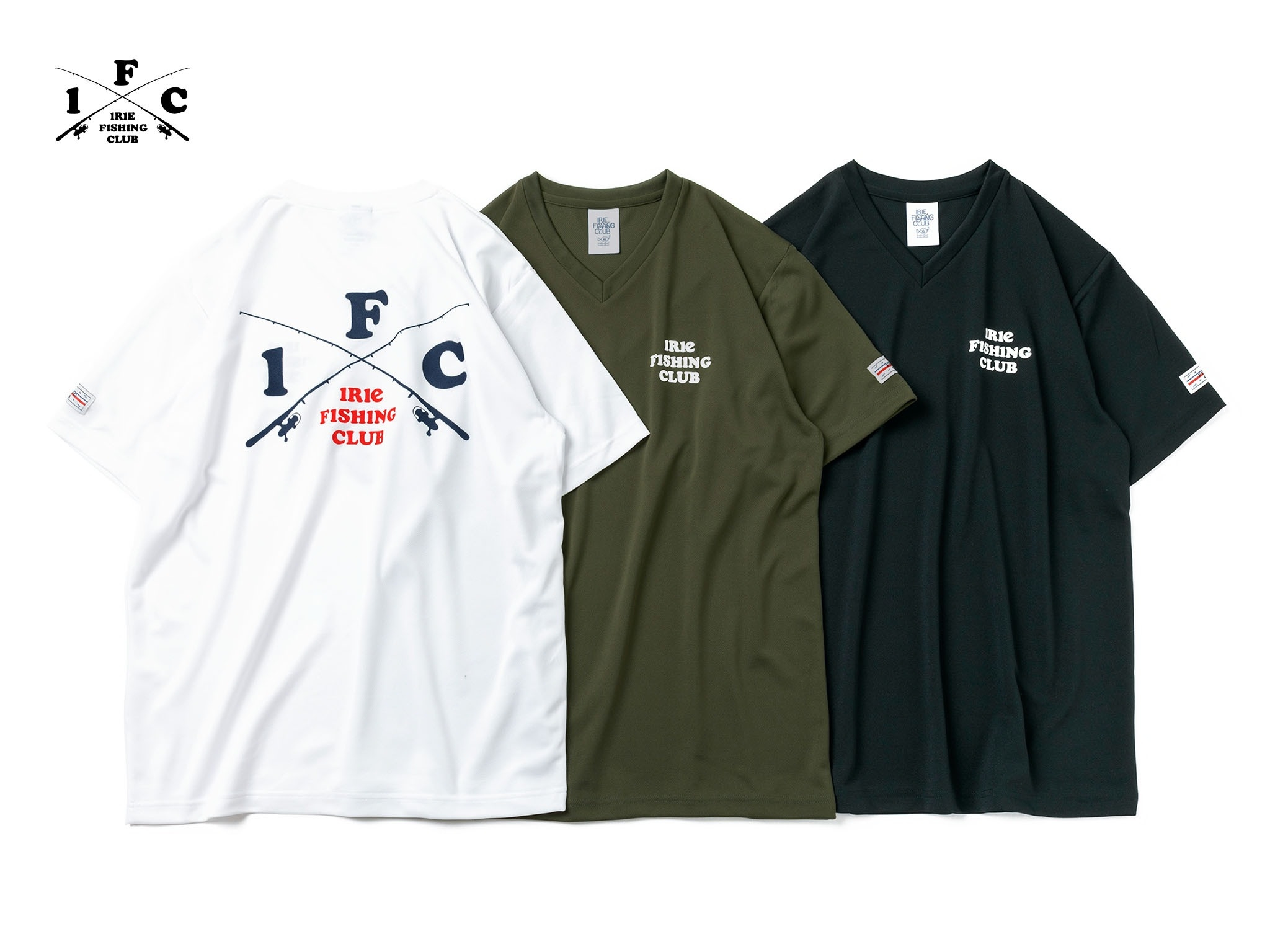 IFCメンバーズ先行販売】-CROSS ROD DRYMESH V-NECK TEE- | IRIE