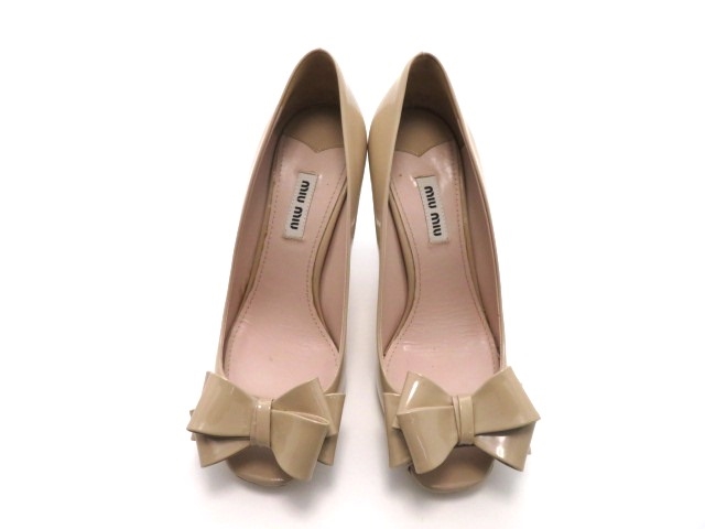 miumiu リボンパンプス