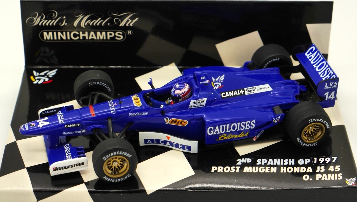 1997 Minichamps Gauloises Prost Mugen Honda JS45 - O Panis 2nd