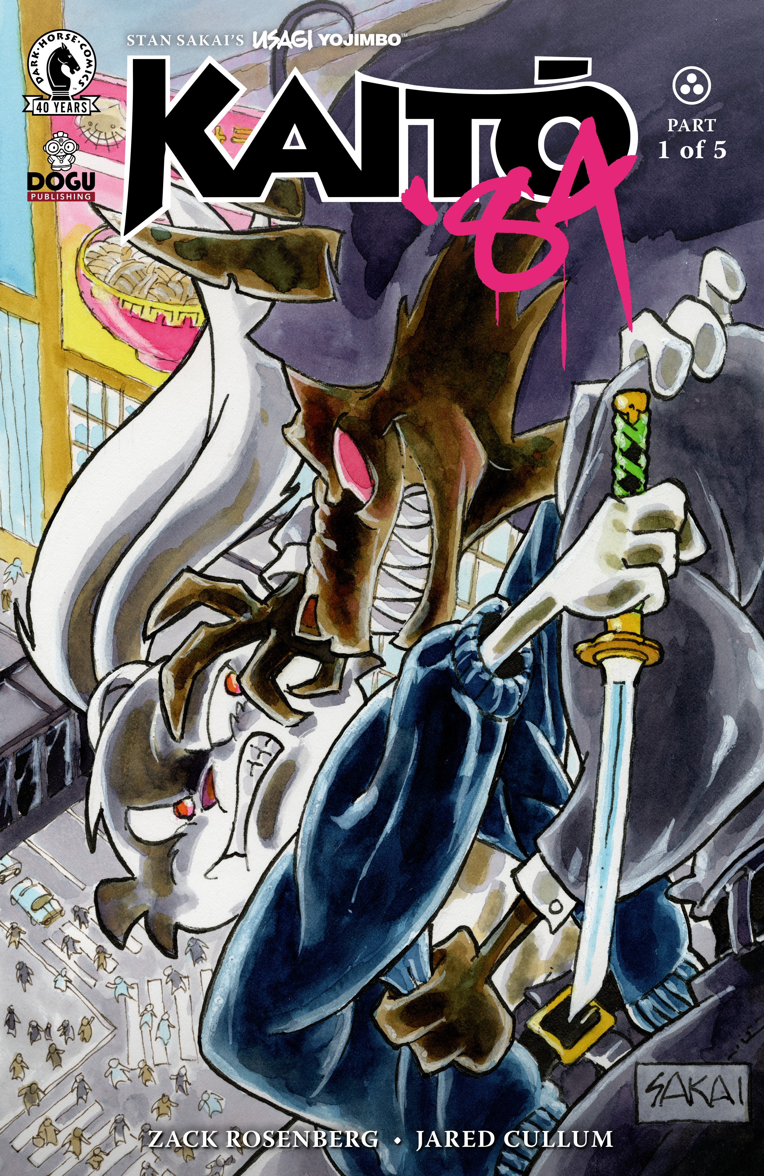 THE LEGEND OF USAGI YOJIMBO IS ALIVE IN THE '80S WITH USAGI
