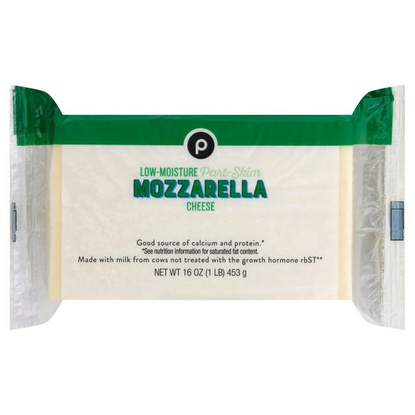 Publix Cheese, Part Skim, Mozzarella, Low Moisture Same-Day