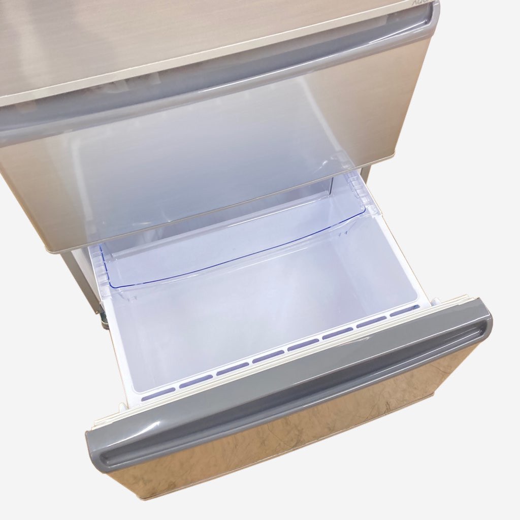 272L 3ドア冷蔵庫 アクアAQR-271E-S 2016年製 ミスティシルバー| 家具