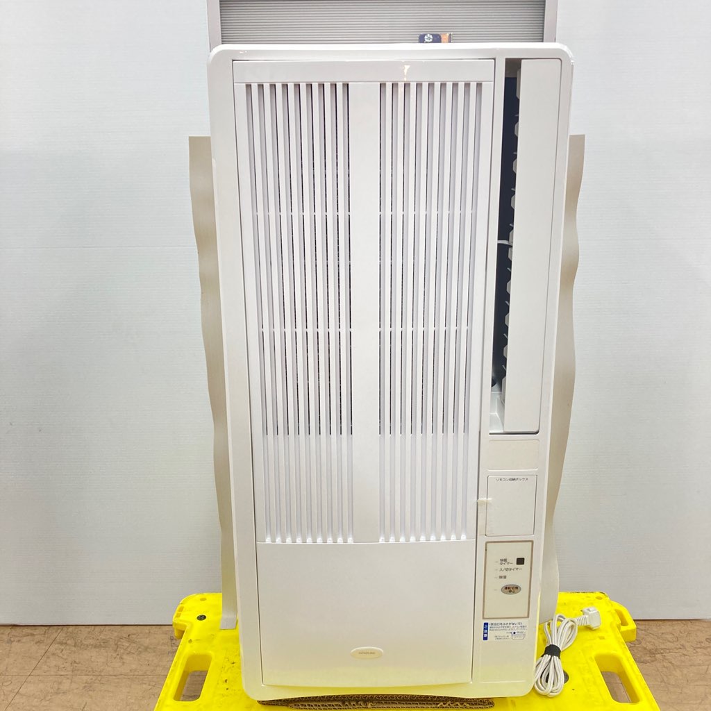 KOIZUMI 窓用エアコン KAW-1672 ホワイト ノンドレン 2017年製| 家具