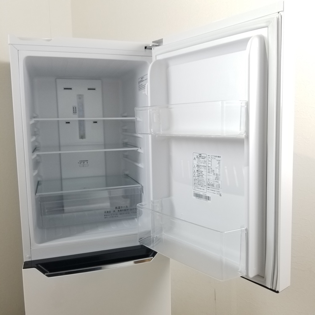 150L 冷蔵庫 ハイセンス 2016年〜2017年製 ホワイト ファン式 霜取り