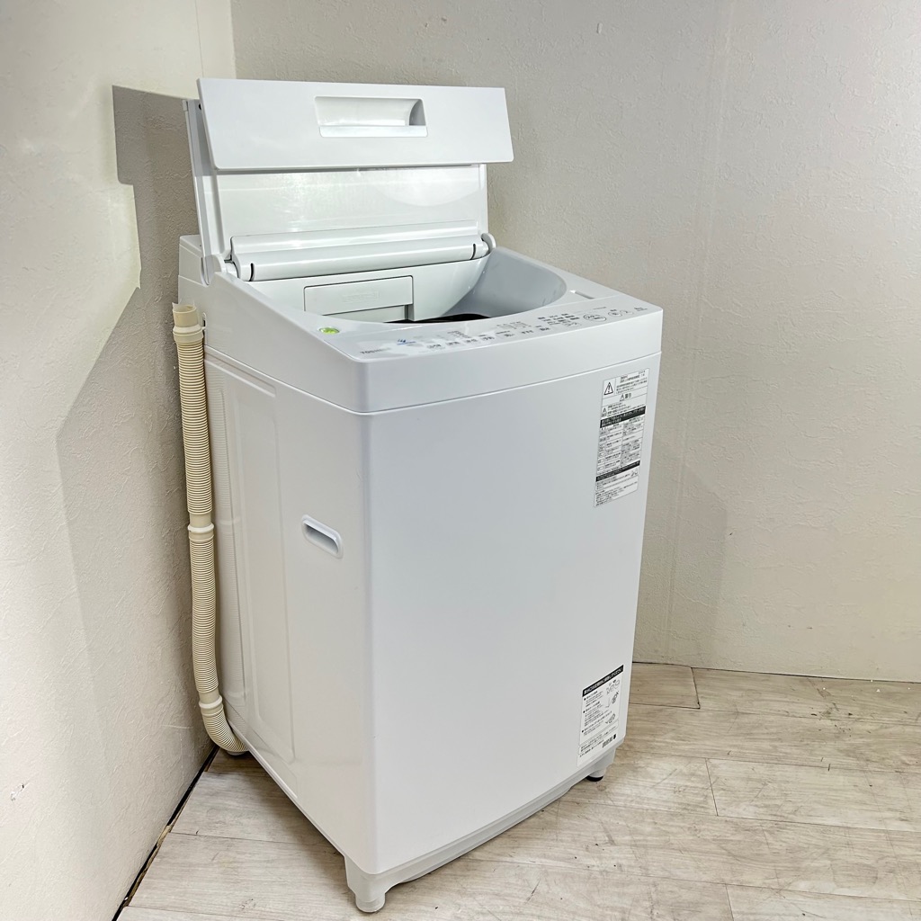 洗濯機 8.0kg 東芝 ZABOON DDインバーター AW-8D7 2018年製 まとめ洗い