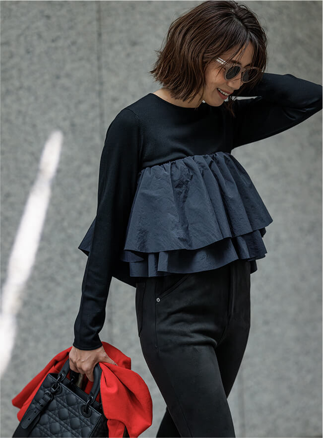 東原亜希 FORME 2024 フォルム ストレッチニット