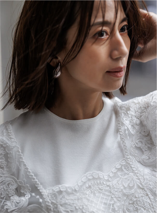 東原亜希 FORME 2024 フォルム ストレッチニット