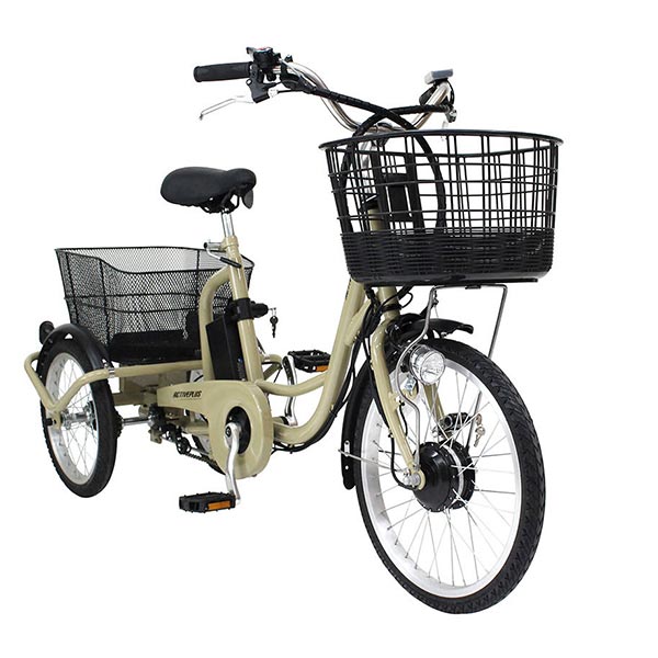 ミムゴ ACTIVE PLUS ノーパンク電動アシスト三輪自転車 組立納品 特別