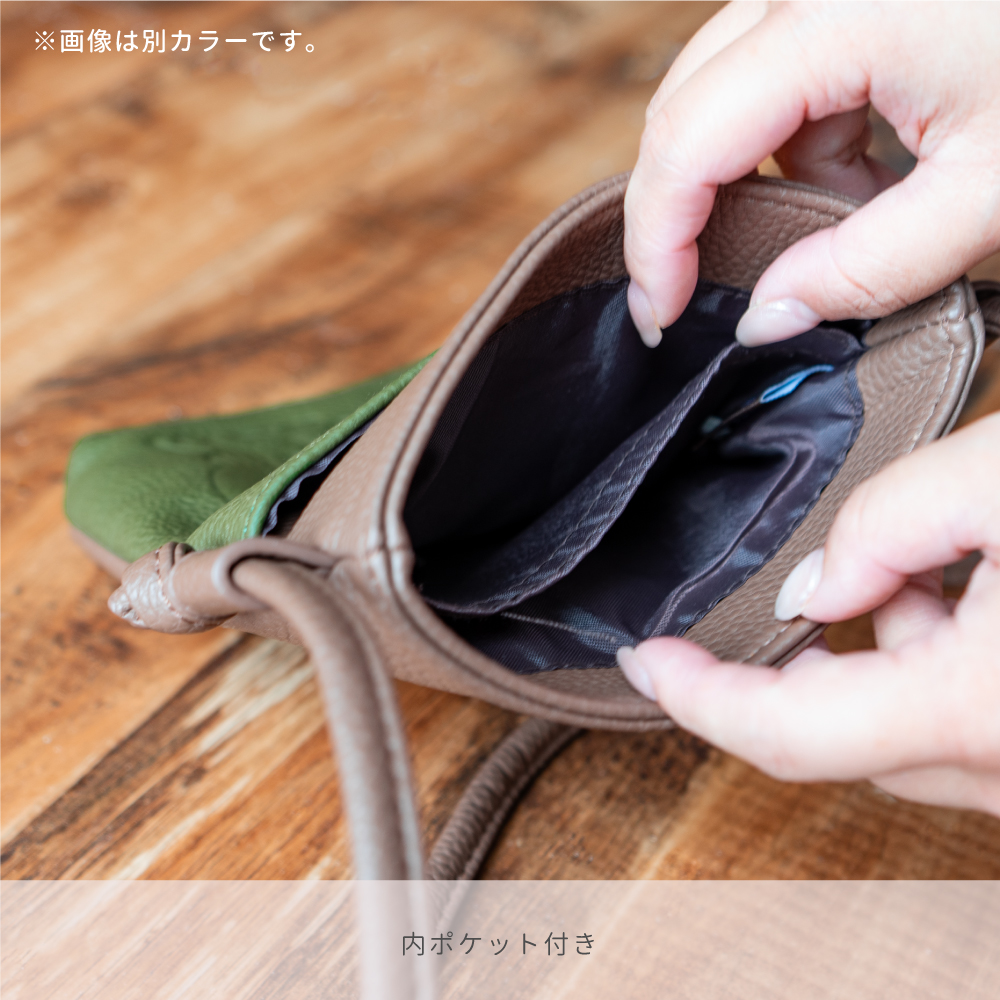 SNOOPY Chocolat オンラインストア-SC レザーポシェット-