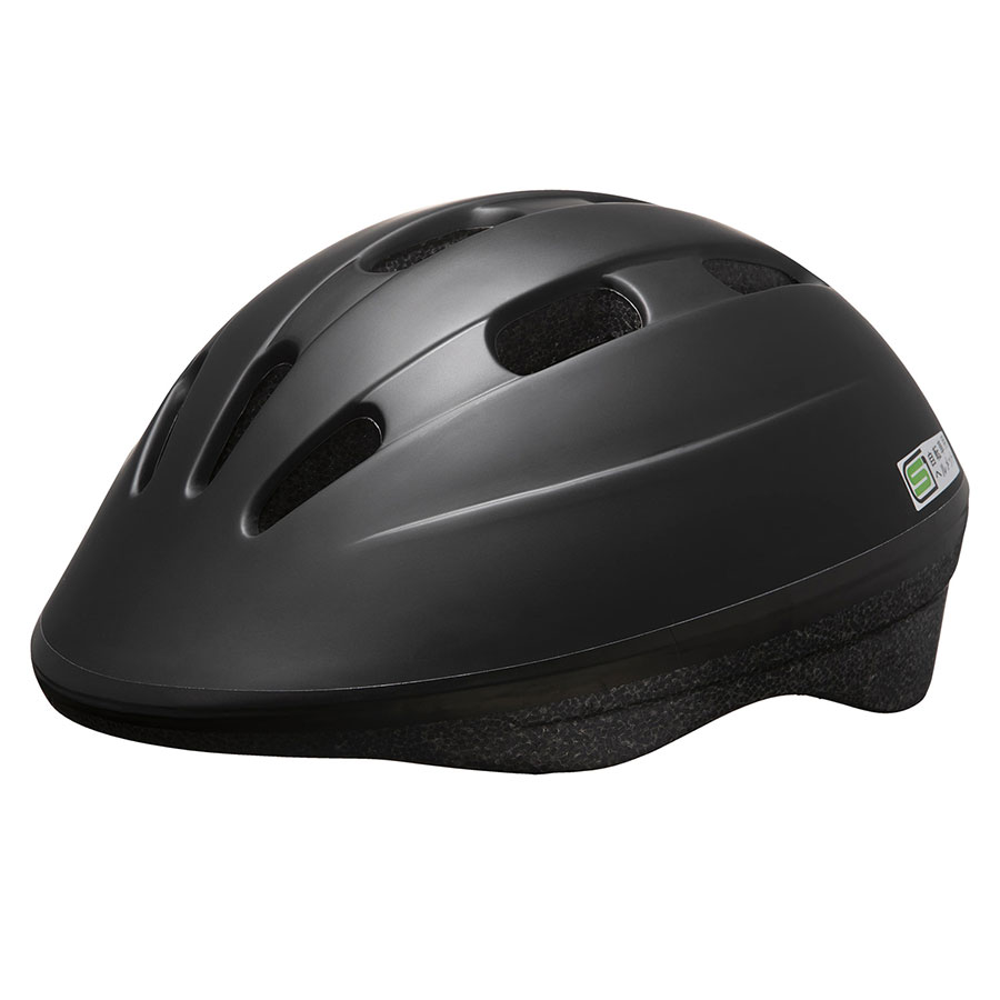 自転車用ヘルメット TW型 LLサイズ ブラック（ツヤなし