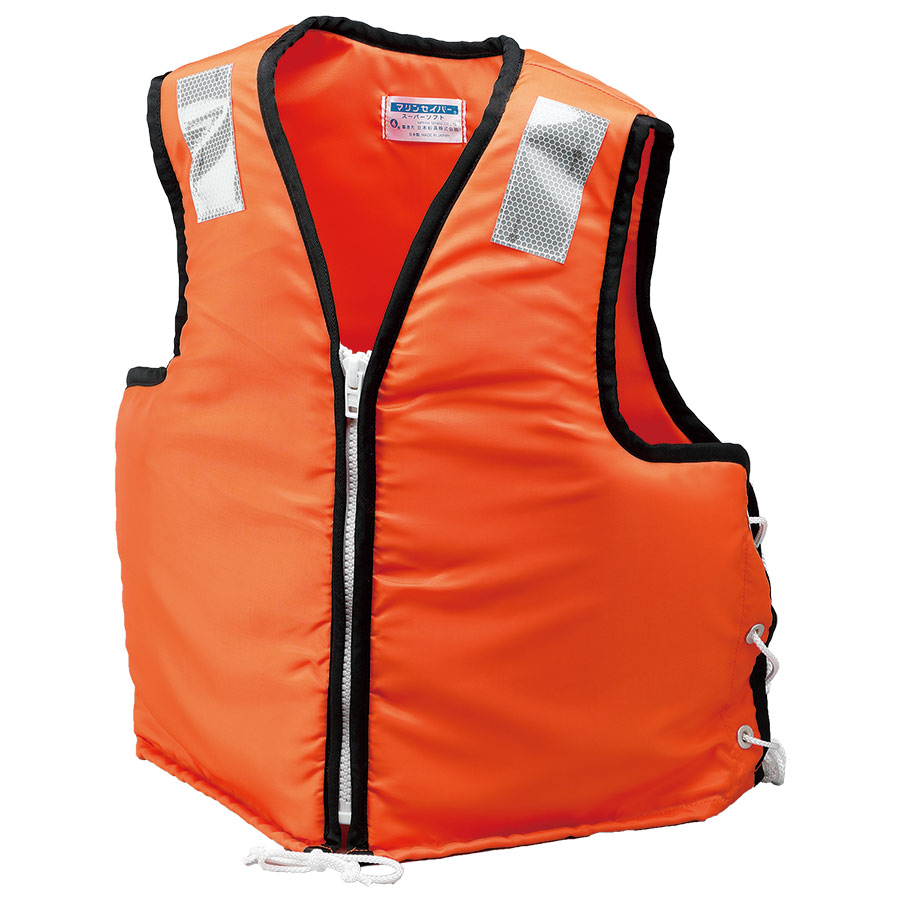 作業用救命衣・小型船舶用救命胴衣兼用 固型式・ファスナータイプ NS