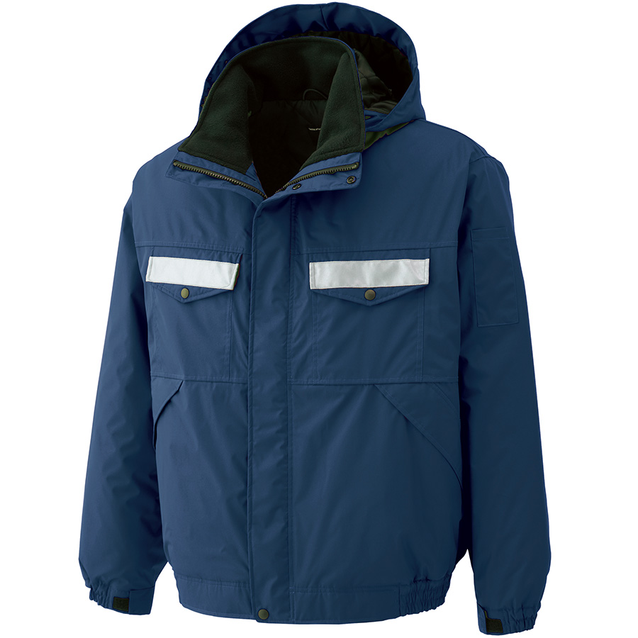 リサイクル 防水帯電防止 防寒ブルゾン RC2017 上 ネイビー