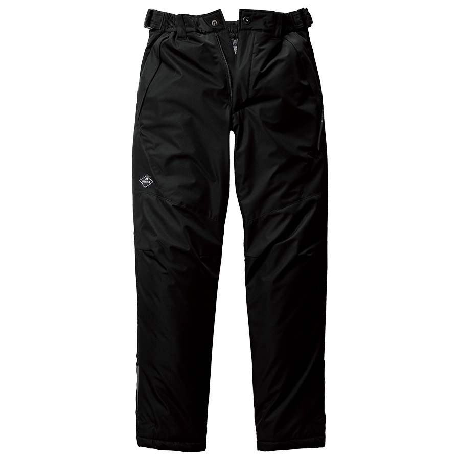防水防寒パンツ ユニセックス 7622－35 ブラック （S～XL