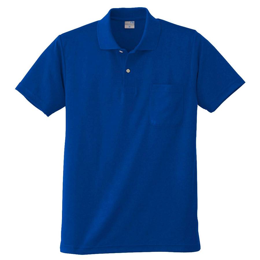 DRY 半袖ポロシャツ 9006 8 Rブルー 7L | 【ミドリ安全