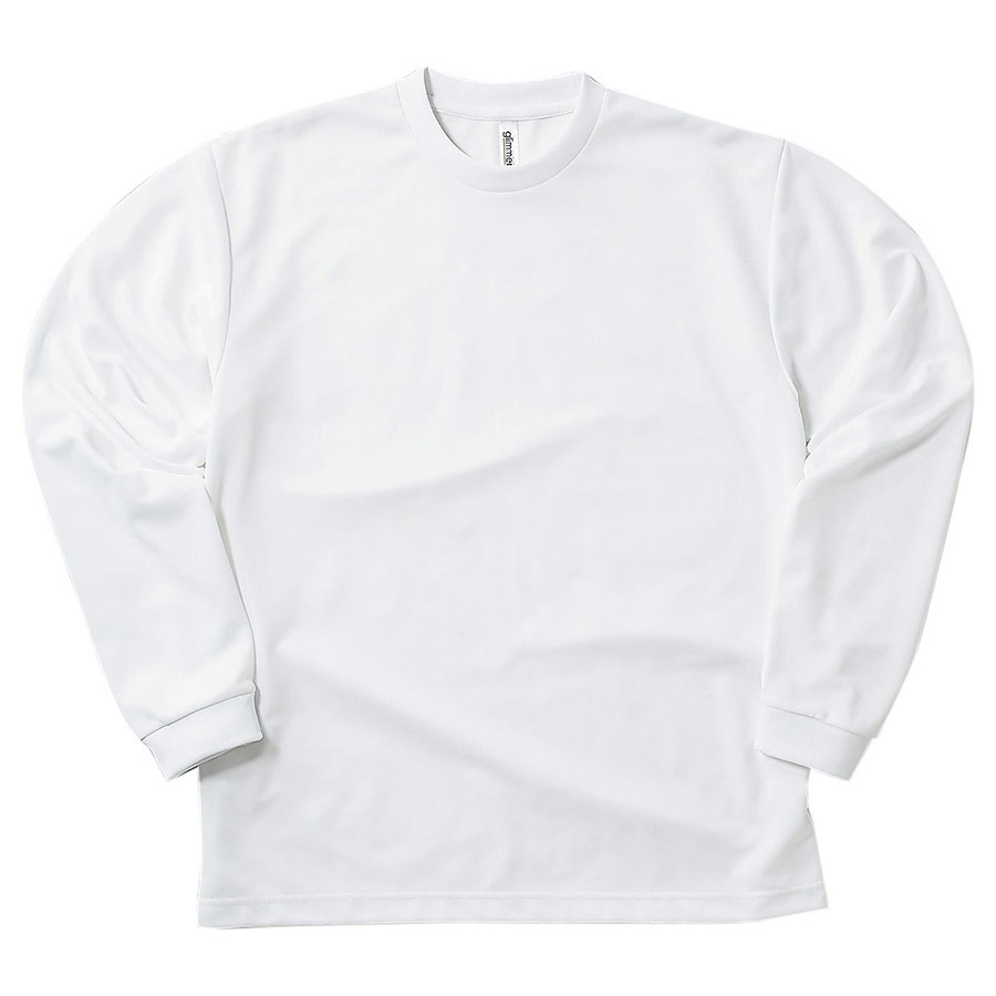 ドライロングスリーブTシャツ 00304－ALT 001 ホワイト