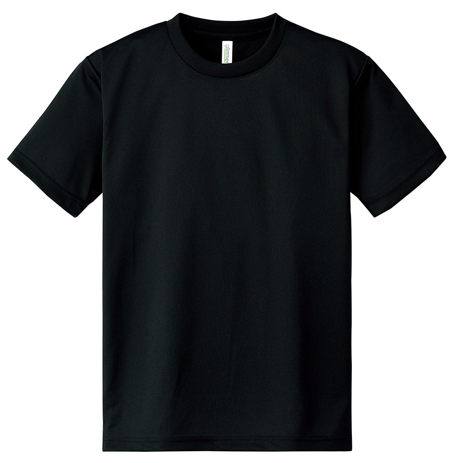 ドライTシャツ 00300－ACT 005 ブラック SS～LL