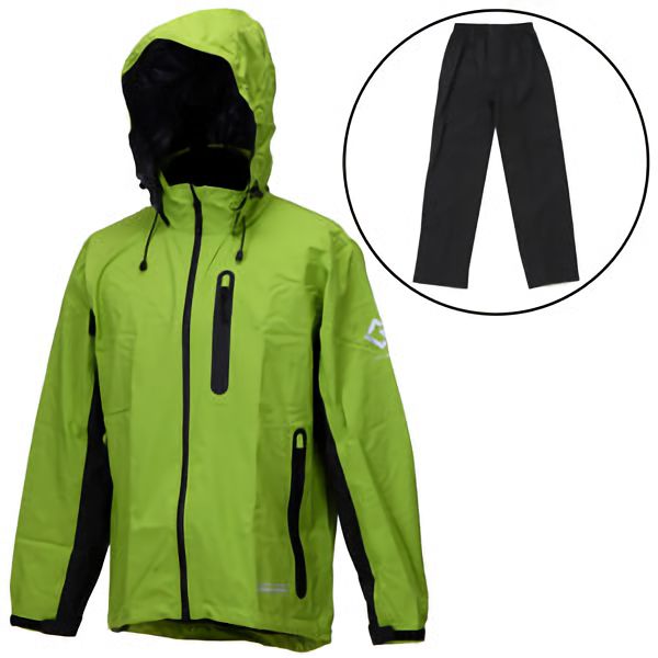 ストレッチレインウェア アクロスレイン AG－8000 ライム