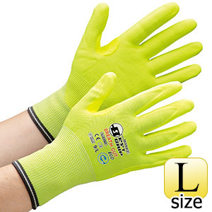 耐切創性手袋 ブレスカットECO NJJ5359QY イエロー LL