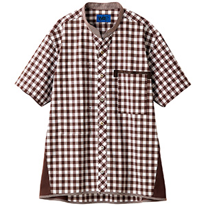 半袖シャツ 63511 ネイビー SS～3L| 作業服・作業着