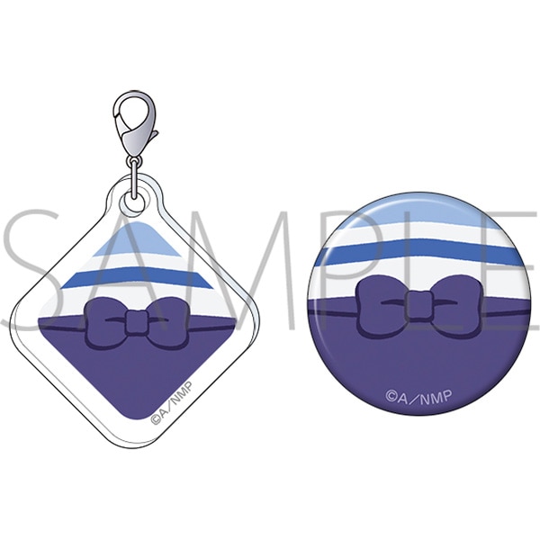 忍たま乱太郎 アクリルチャーム＆ミニ缶バッジセット／土井半助