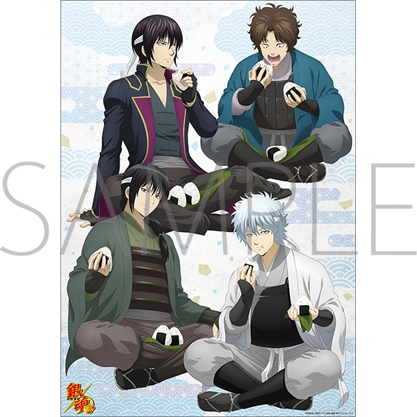 銀魂 ミニクリアポスター／銀時・桂・坂本・高杉: キャラグッズ