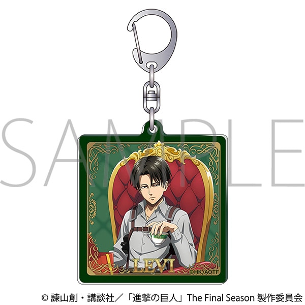 進撃の巨人 アクリルキーホルダー／リヴァイ: キャラグッズ