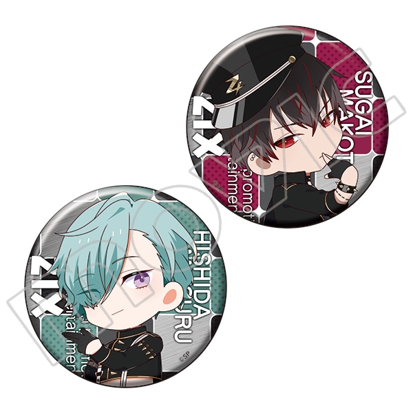 ZIX 缶バッジセット 2個セット ちびキャラ: キャラグッズ｜ムービック