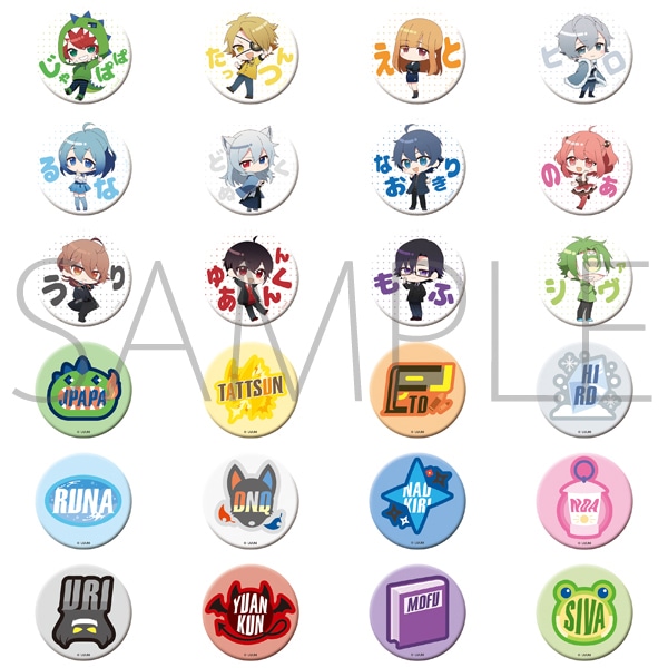 カラフルピーチ 缶バッジコレクション: キャラグッズ｜ムービック（movic）