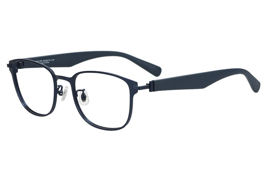 創業25周年フェア]ラバーテンプルが特徴のウエリントン型メガネ