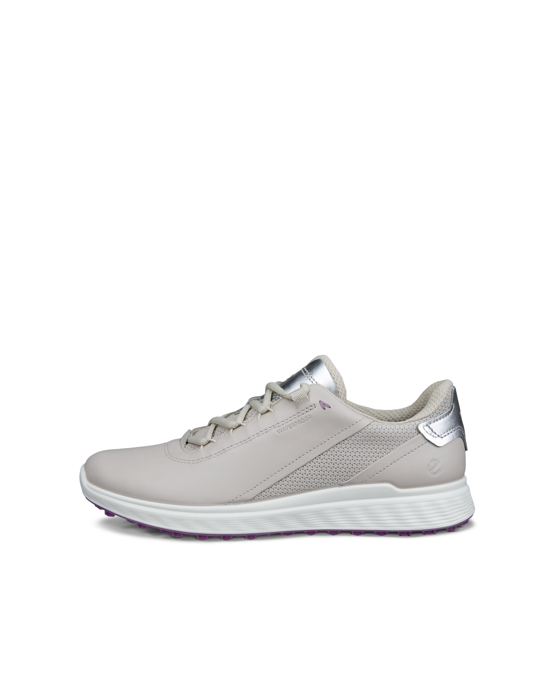 Women's ECCO® Golf S-Casual Leather Waterproof Golf Shoe | Gray