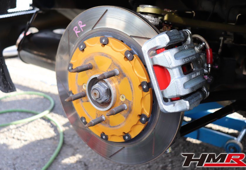 デモカーS2000、ノーマルキャリパー&CSOビッグローターキットに変更