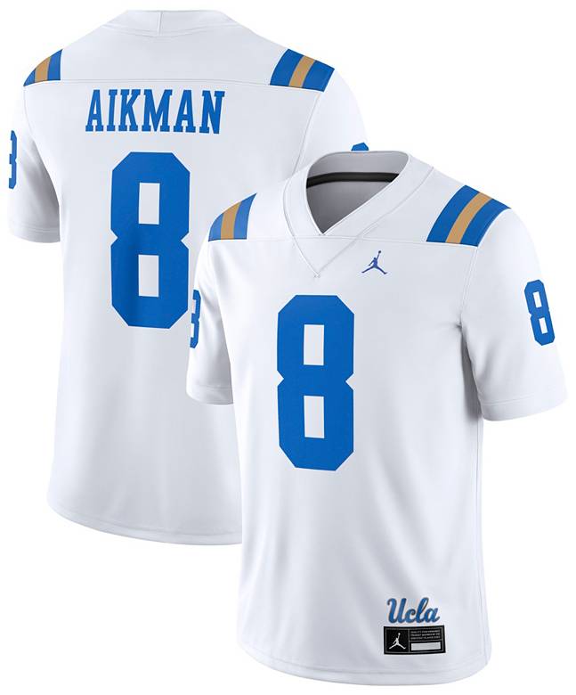 Jordan Men's UCLA Bruins Troy Aikman #8 White Dri-FIT Replica