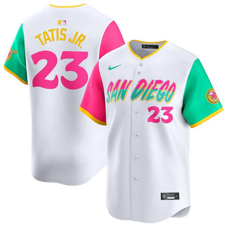 Nike Adult San Diego Padres City Connect White Fernando Tatis Jr