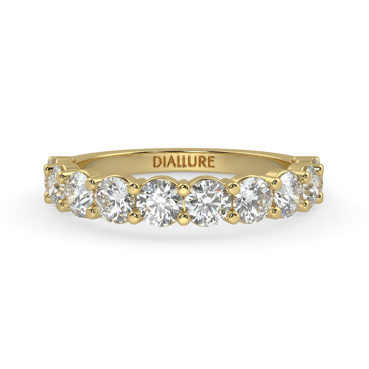 Emma ハーフエタニティリング | ラボグロウンダイヤモンド