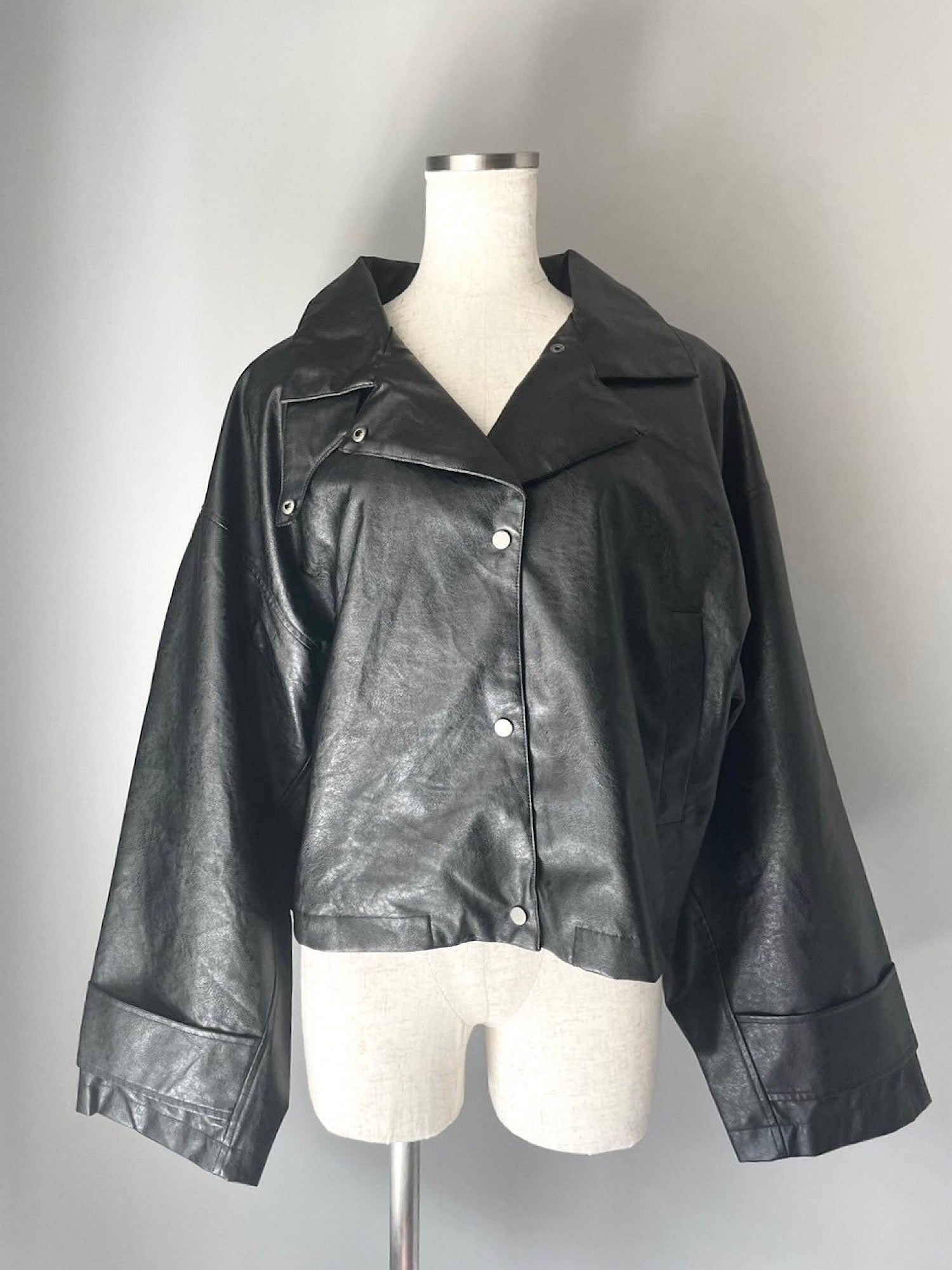 Eco leather cropped jacket | DIANTÉ (ディアンテ)公式通販サイト